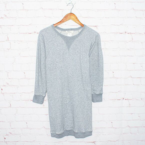 ISABEL MARANT Etoile Sweatshirt Dress Gray French Terry size Medium - Picture 5 of 9
